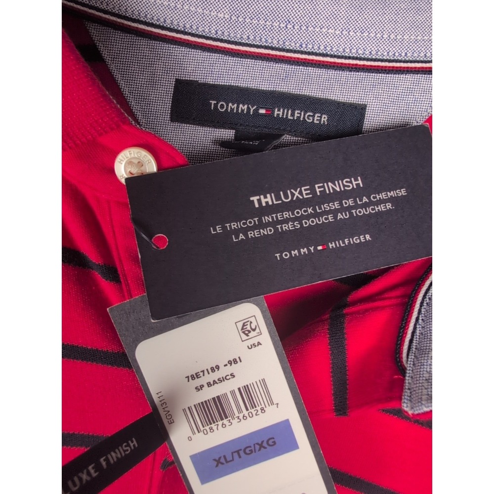 Tommy Hilfiger Men's XL Tall Shirt Thluxe Finish Classic Fit NEW - Picture 4 of 9